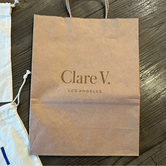 5 Pieces: Bundle of Clare V. Merci Beaucoup Drawstring Bags - Picture 3 of 6